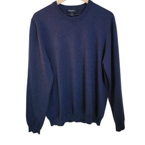 Brooks Brothers Navy Crewneck Sweater